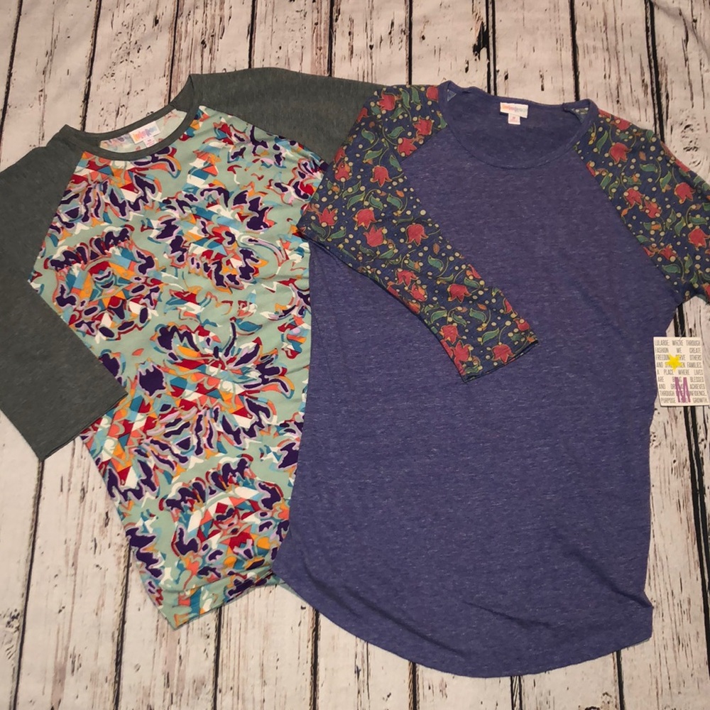2 NWT LuLaRoe Randy shirts